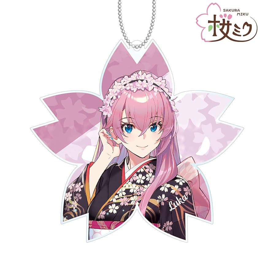 【激レア】【美品】巡音ルカ 限定アクリルキーホルダー 巡音ルカ アクリルマルチキーホルダー 6〇2 ロクマルニ Ver. [巡